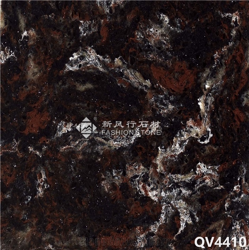 Quartz Stone Slab&Size for Manmade Stone,Kitchen Counter Tops/ Island Tops,Bath Vanity Tops,Foshan,China