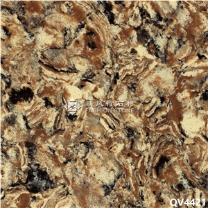 Quartz Stone Slab&Size for Manmade Stone,Kitchen Counter Tops/ Island Tops,Bath Vanity Tops,Foshan,China