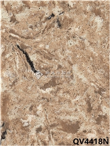 Quartz Stone Slab&Size for Manmade Stone,Kitchen Counter Tops/ Island Tops,Bath Vanity Tops,Foshan,China.