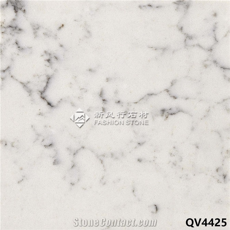 Quartz Stone Slab&Size for Manmade Stone,Kitchen Counter Tops/ Island Tops,Bath Vanity Tops,Foshan,China