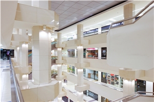 White Nano Glass Outer Wall Tile Pillar,Man-Made Crystal Marble Slabs & Tiles,Made in Foshan,China.