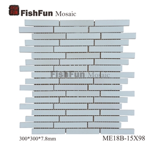 I-Shape Marble Mosaic 15*98*7.9, Crystal White Marble Mosaic, White Marble Mosaic, Polished Surface, Garden & Balcony Marble and Glass Mosaic, Kitchen Marble Mosaic I-Shape Marble Mosaic 15*98*7.9, Crystal White Marble Mosaic, White Marble Mosaic, Polished Surface, Garden & Balcony Marble and Glass Mosaic, Kitchen Marble Mosaic