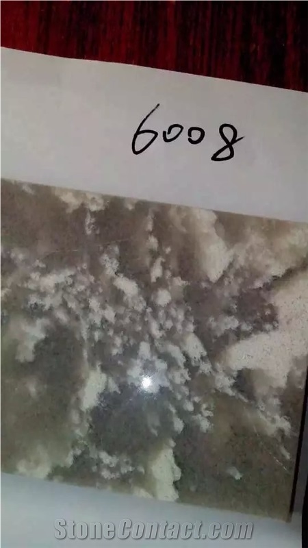 6008 Quartz Slab & Tiles, Polished Quartz Flooring Tiles, Engineered Quartz Stone Slab & Tiles Artificial Walling Tiles