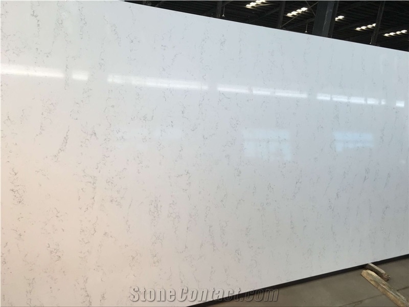 Artificial Quartz Stone/White Quartz/Calacatta Carrara Quartz/China Quartz Stone