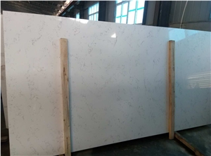Artificial Quartz Stone/White Quartz/Calacatta Carrara Quartz/China Quartz Stone