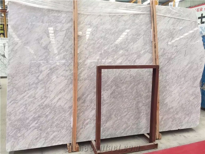 Bianco Carrara Slabs 2cm White Carrara Slab High Quality Bianco Carrara Slab Italian White Marble Slab Cheap Carrara Slab