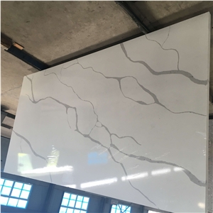 Chinese Calacatta White Quartz, 2cm Artificial Calacatta White Engineered Quartz Stone,Solid Surface Of Calacatta Gold Engineered Quartz Stone,Carrara Bianco Engineered Quartz Stone
