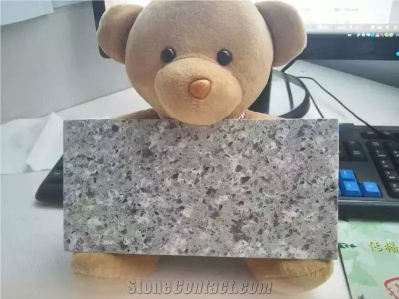 Hs016 Quartz Stone Slab,Engineered Stone Slab,Artificial Stone,Solid Surface Top,Silestone