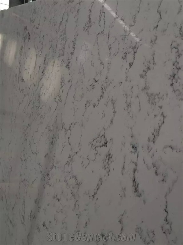 Hs019 Quartz Stone Tiles/Quartz Stone Slabs/Engineered Stone/ Quartz Stone Flooring/Engineered Stone Walling