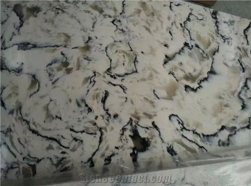 Hs023 Quartz Stone Tiles/Quartz Stone Slabs/Engineered Stone/ Quartz Stone Flooring/Engineered Stone Walling