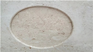 Moon Cream Beige Marble Vanity Top/Bathroom Top,Turkish Beysehir Beige Marble