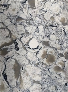 Multicolor Quartz Slab for Kitchen and Vanity