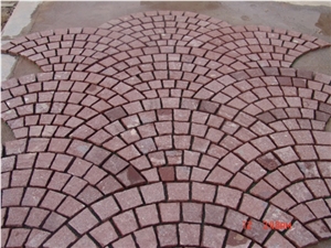 Natural Red Porphyry Cube Stone(No Black Spot)Dayang Red Porphyry Cube Stone,G699 Granite Cobble Paver/Red Granite,Putian Red,Dayang Red Porphyry Cube Stone,G699 Granite/Natural Granite Patio Paving