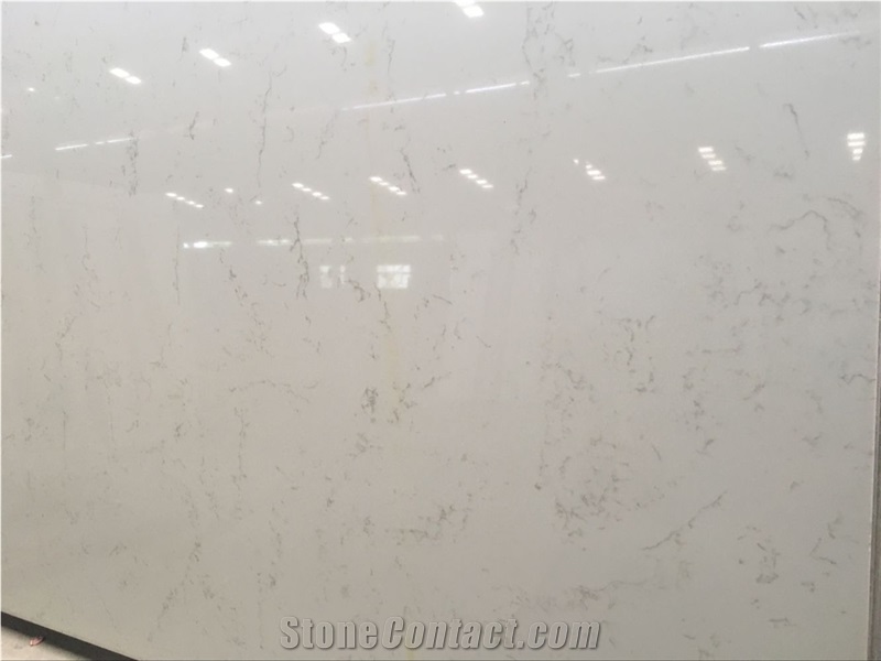 Quartz Surface/Manmade Stone/Calacatta Vagli Quartz for Countertops/ Kitchen Island Tops