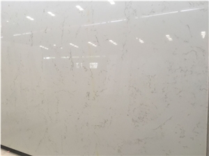 Quartz Surface/Manmade Stone/Calacatta Vagli Quartz for Countertops/ Kitchen Island Tops