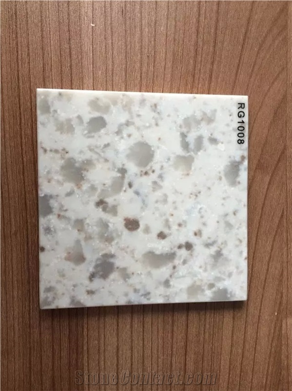 Rg1008 Quartz Stone Tiles/Quartz Stone Slabs/Engineered Stone/ Quartz Stone Flooring/Engineered Stone Walling