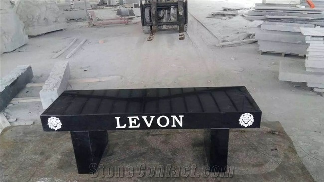 Shanxi Black Granite Bench