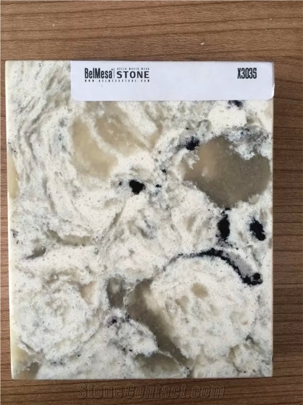 X3035 Quartz Slab & Tiles, Polished Quartz Flooring Tiles, Engineered Quartz Stone Slab & Tiles Artificial Walling Tiles