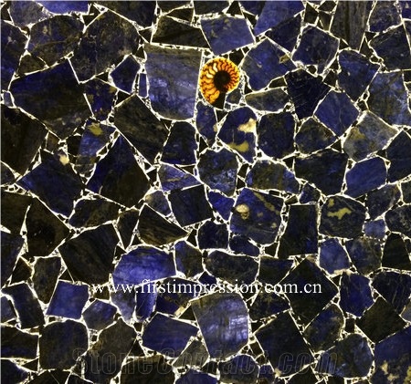 Azul Bahia Semi Precious Stone Slabs ,Azule Bahia Gemstone Slabs ,Blue Semiprecious Stone Slabs,Brazil Azul Bahia Granite Slab,Natural Blue Luxury Stone Slab