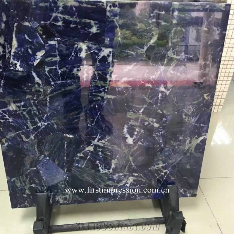 Azul Bahia Semi Precious Stone Slabs ,Azule Bahia Gemstone Slabs ,Blue Semiprecious Stone Slabs,Brazil Azul Bahia Granite Slab,Natural Blue Luxury Stone Slab