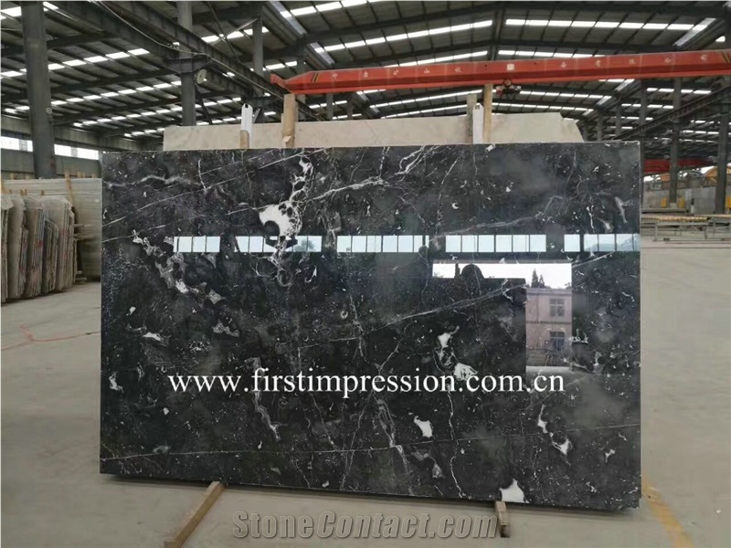Black Marble Slab,Black Marble Floor Covering Tiles,Marble Tiles & Slabs,Imperial Grey Marble ,Grey Marble Imperial Grey Marble Slab,China Black Marble