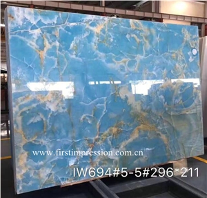 Blue Onyx Tiles and Slabs/Onyx Stone Flooring /Onyx Slabs/Onyx Slab and Tiles/Blue Onyx Covering /Blue Onyx Wall Tiles/Blue Onyx Pattern/Blue Onyx Slab for Countertop /Blue Onyx Cut to Size