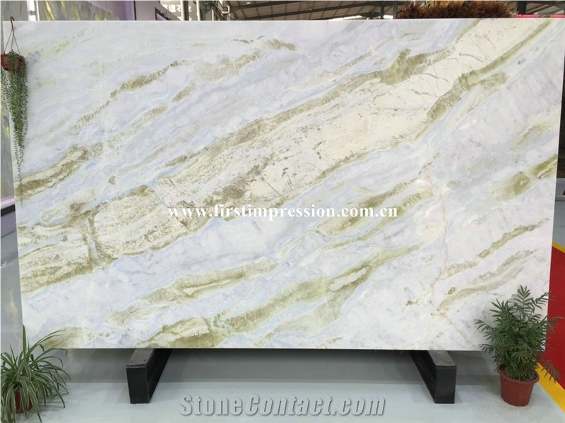 Changbai White Jade Marble/Blue Dragon Veins Marble Slabs and Tiles/Green Seawave Marble Slabs/Changbai Jade Marble Panels/Bookmatching Marble Big Slabs