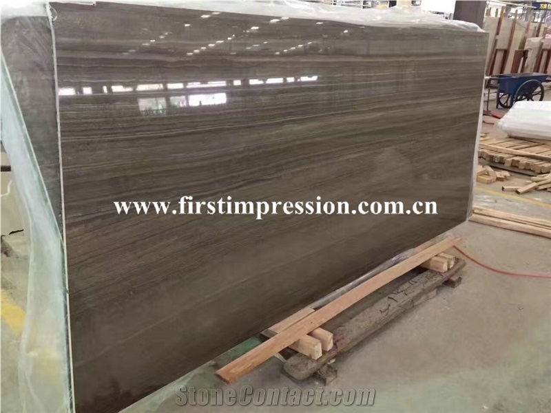 Cheap Brown Marble/Coffee Wood Vein Marble Slabs & Tiles/Coffee Brown Marble Tiles/Natural Building Stone Flooring/Feature Wall/Interior Paving/Cladding/Decoration/Quarry Owner