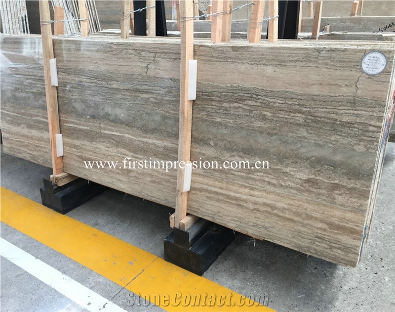Cheap Silver Grey Travertine Slabs/Persian Silver Travertine Tiles & Slabs/Grey Travertine Floor Tiles/Wall Tiles/Travertine Pattern