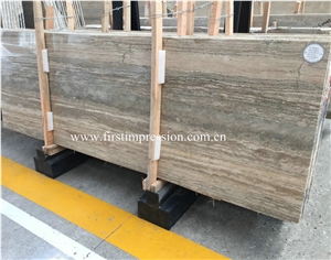 Cheap Silver Grey Travertine Slabs/Persian Silver Travertine Tiles & Slabs/Grey Travertine Floor Tiles/Wall Tiles/Travertine Pattern