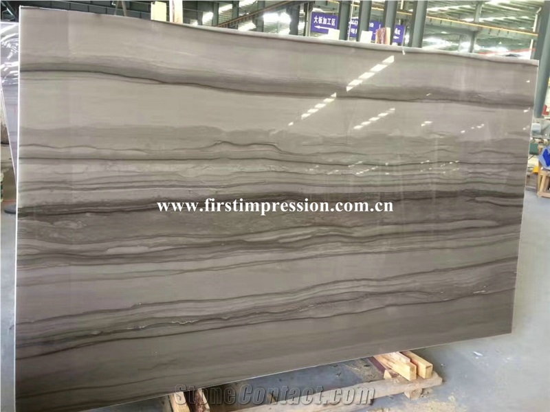 Chinese Athens Grey Grain Marble/Athen Wood Grain Slabs & Tiles/Athens Wooden Marble with Vein-Cut Polished Surface Tiles & Slabs/Wall Covering & Flooring Tiles & Slabs/New Polished Marble Big Slabs