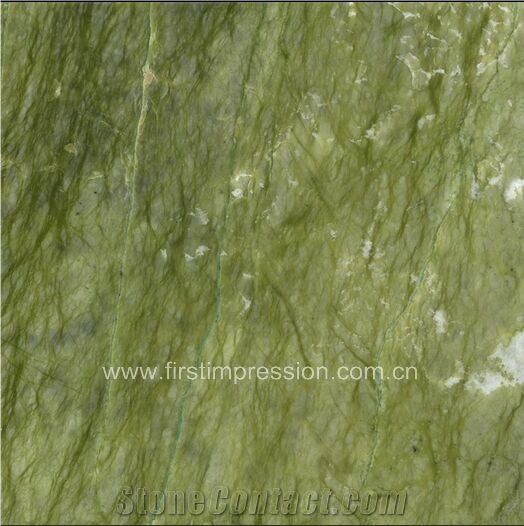 Dandong Green Marble Slab /China Green Marble /Ming Green Marble Slab and Tiles /Green Marble Tiles
