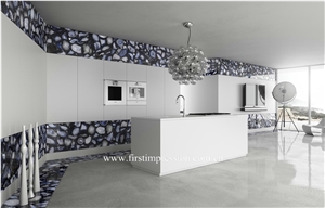 Grey Agate Slab Semi Precious Stone Wall Panels /Grey Semi Precious Stone Wall/Grey Agate Gemstone Slab /Semiprecious Stone Slabs/ Semiprecious Stone Tiles