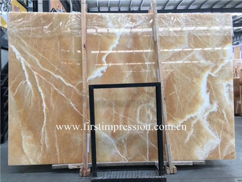 Honey Onyx Slab /China Yellow Honey Onyx Tiles for Flooring/Polished Honey Onyx Countertop /Honey Onxy Backlit /Yellow Onyx Slab