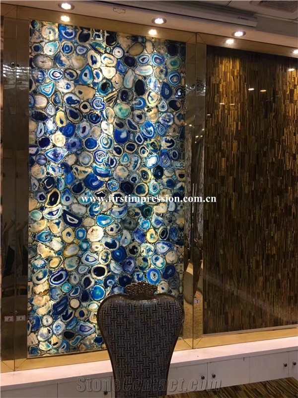 Lilac Agate Slabs & Tiles/Hot Sale Semiprecious Stone/Colorful Agate Best Price High Quality Agate Big Slabs