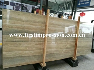 New Polished Good Price Silvestro Travertino Silver Tiles & Slabs/Grey Travertine Floor Tiles/Wall Tiles