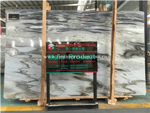 New Polished Impression Grey Marble Big Slabs & Tiles/Dark Ink Marble Tiles & Slabs/Crystal Ink Marble Glassy Wall Covering & Flooring Tiles