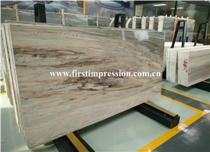 New Polished Italy White Gold Sand Marble Slabs & Tiles/Symphony Sands Marbl/Symphony Gold Marbl/Golden Symphony Marble/China Palissandro Marble Big Slabs