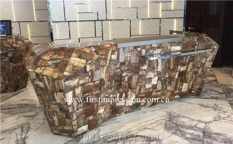 Petrified Wood Flooring Tiles,Brown Semi Precious Stone ,Fossil Wood Stone Wall,Gemstone Slabs,Previous Stone Slabs,Petrified Wood Semi Precious Stone Flooring Tiles,Petrified Wood Home Decoration