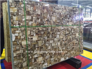 Petrified Wood Semi Precious Stone Slab & Tiles,Petrified Wood Gemstone Slab, Petrified Wood Countertop,Semi Precious Stone Panels,Semi Precious Stone Wall,Gemstone Slabs,Previous Stone Slabs