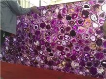 Purple Agate Gemstone Slabs&Tiles/Violet Gemstone Wall Covering&Flooring/Lilac Semi Precious Stone Wall Panels/ Lilac Precious Stone/Semi-Precious Stone for Hotel&Villa Decoration,Semi Preciouse Stone