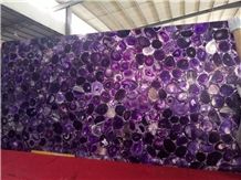 Purple Agate Gemstone Slabs&Tiles/Violet Gemstone Wall Covering&Flooring/Lilac Semi Precious Stone Wall Panels/ Lilac Precious Stone/Semi-Precious Stone for Hotel&Villa Decoration,Semi Preciouse Stone