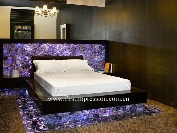 Purple Crystal Stone/Amethyst Semiprecious Slab, Lilac Grystal Semi-Precious Stone Tops, Purple Crystal Stone Panels, Semi Precious Stone Slabs, Violet Crystal Gemstone,Purple Gemstone Luxury Material