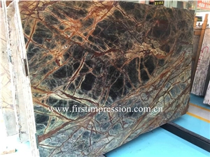 Rain Forest Green Marble Tiles & Slabs, Green Polished Marble Floor Tiles, Wall Tiles