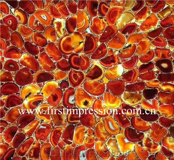 Red Agate Backlit Wall Tiles /Transmittance Red Agate Wall Panel /Red Agate Slabs & Tiles /Red Agate Gemstone Slabs/Semi Precious Tiles /Semi Precious Stone Panels/Precious Stone/Gemstone Tiles & Slab