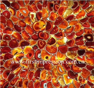 Red Agate Backlit Wall Tiles /Transmittance Red Agate Wall Panel /Red Agate Slabs & Tiles /Red Agate Gemstone Slabs/Semi Precious Tiles /Semi Precious Stone Panels/Precious Stone/Gemstone Wall Tiles