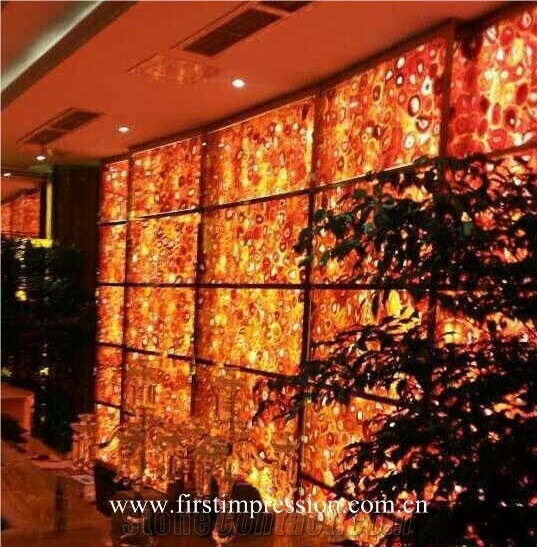 Red Agate Backlit Wall Tiles /Transmittance Red Agate Wall Panel /Red Agate Slabs & Tiles /Red Agate Gemstone Slabs/Semi Precious Tiles /Semi Precious Stone Panels/Precious Stone/Gemstone Wall Tiles