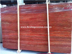 Red Travertine Tiles & Slabs/New Polished Travertine Floor Covering Tiles/Walling Tiles/Travertine Big Slabs Red Travertine Tiles & Slabs/New Polished Travertine Floor Covering Tiles/Walling Tiles/Travertine Big Slabs