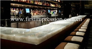 White Crystal Gemstone Slab Backlit /Luxury White Crystal Semi-Precious Stone Slab/White Semi Precious Stone Slab for Wall Panels/Precious Stone Panel/White Crystal Stone for Home Decoration