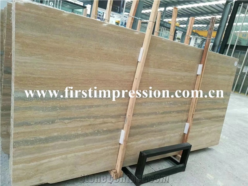 Wholesale New Polished Good Price Silvestro Travertino Silver Tiles & Slabs/Grey Travertine Floor Tiles/Wall Tiles
